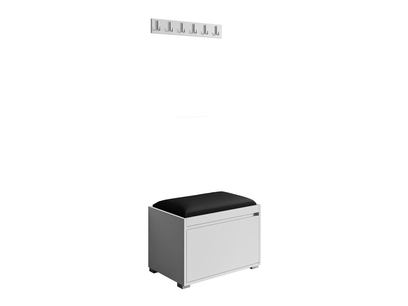 Set arredo da corridoio Comfivo Pinus VIII (Bianco + Manila 18)