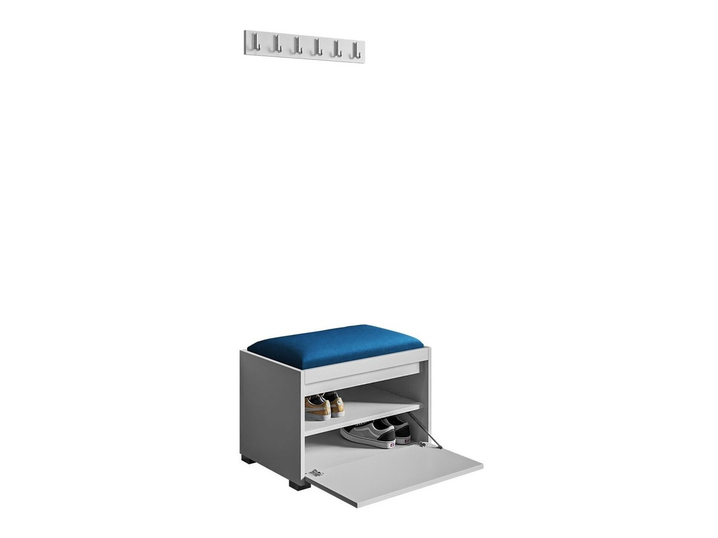 Set arredo da corridoio Comfivo Pinus VIII (Bianco + Manila 26)