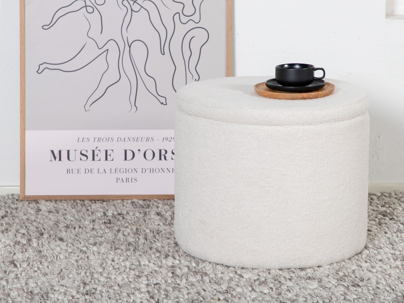 Pouf Dallas 2941 (Bianco)