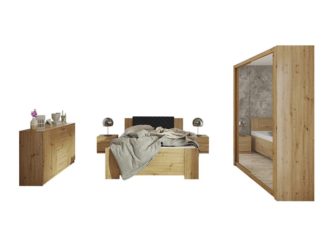 Cameretta Catromi 113 (Rovere Artisan + Soft Pik 011)