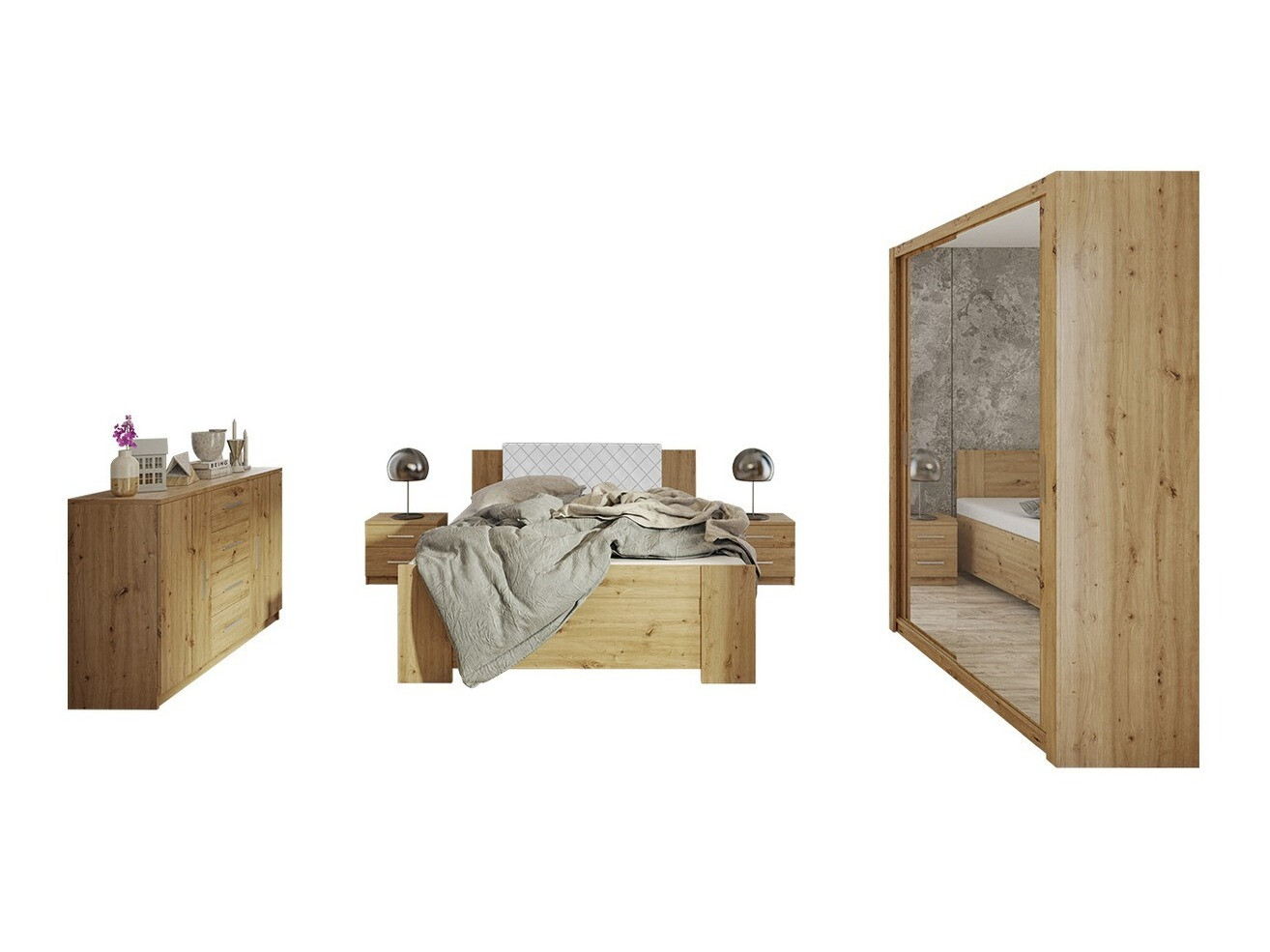 Cameretta Catromi 113 (Rovere Artisan + Soft Pik 017)