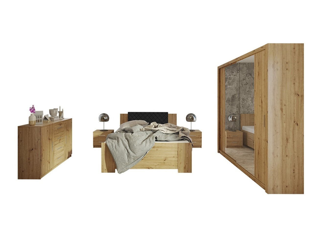 Cameretta Catromi 114 (Rovere Artisan + Soft Pik 011)