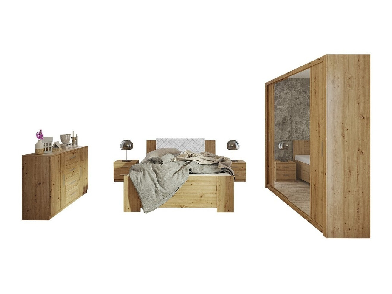 Cameretta Catromi 114 (Rovere Artisan + Soft Pik 017)