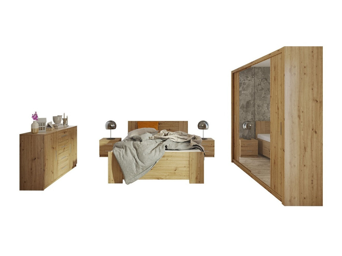 Cameretta Catromi 114 (Rovere Artisan)