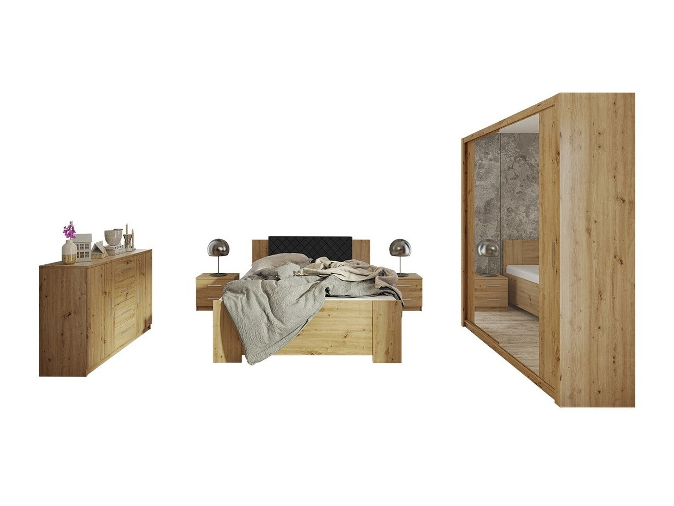 Cameretta Catromi 121 (Rovere Artisan + Soft Pik 011)