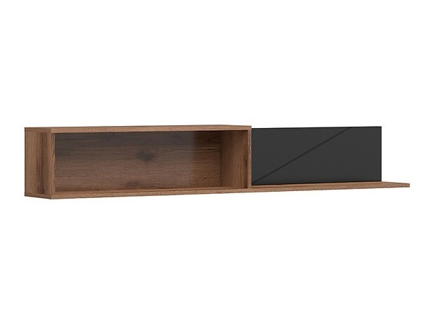 Mensola Fivale 101 (Rovere delano scuro + Nero opaco)