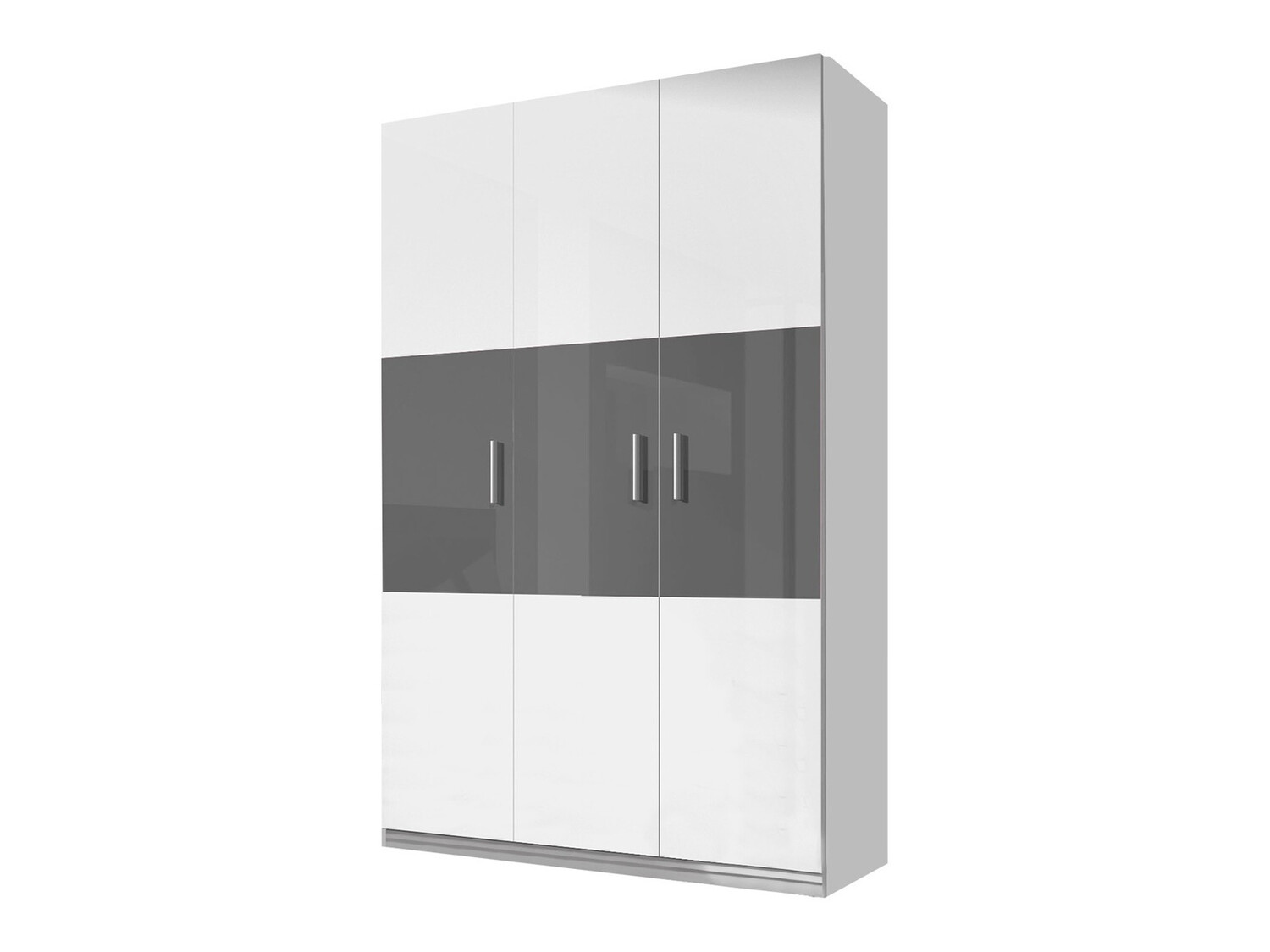 Set Camerette per bambini Campus (Bianco lucido + Grigio lucido)