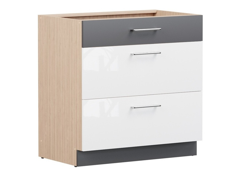Mobile componibile con cassetti Mode White 124