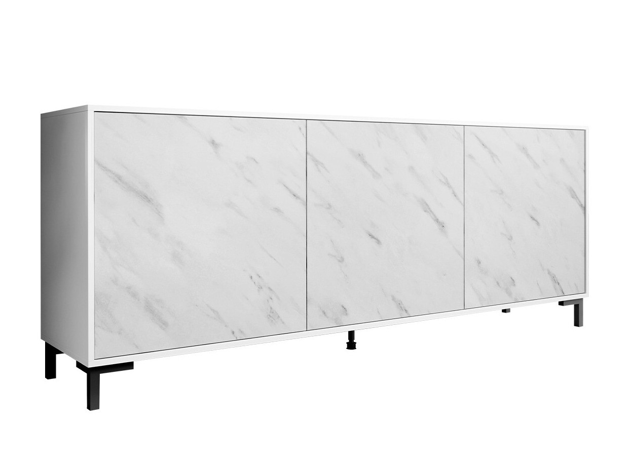 Madia Charlotte 158 (Bianco + Marmo bianco)