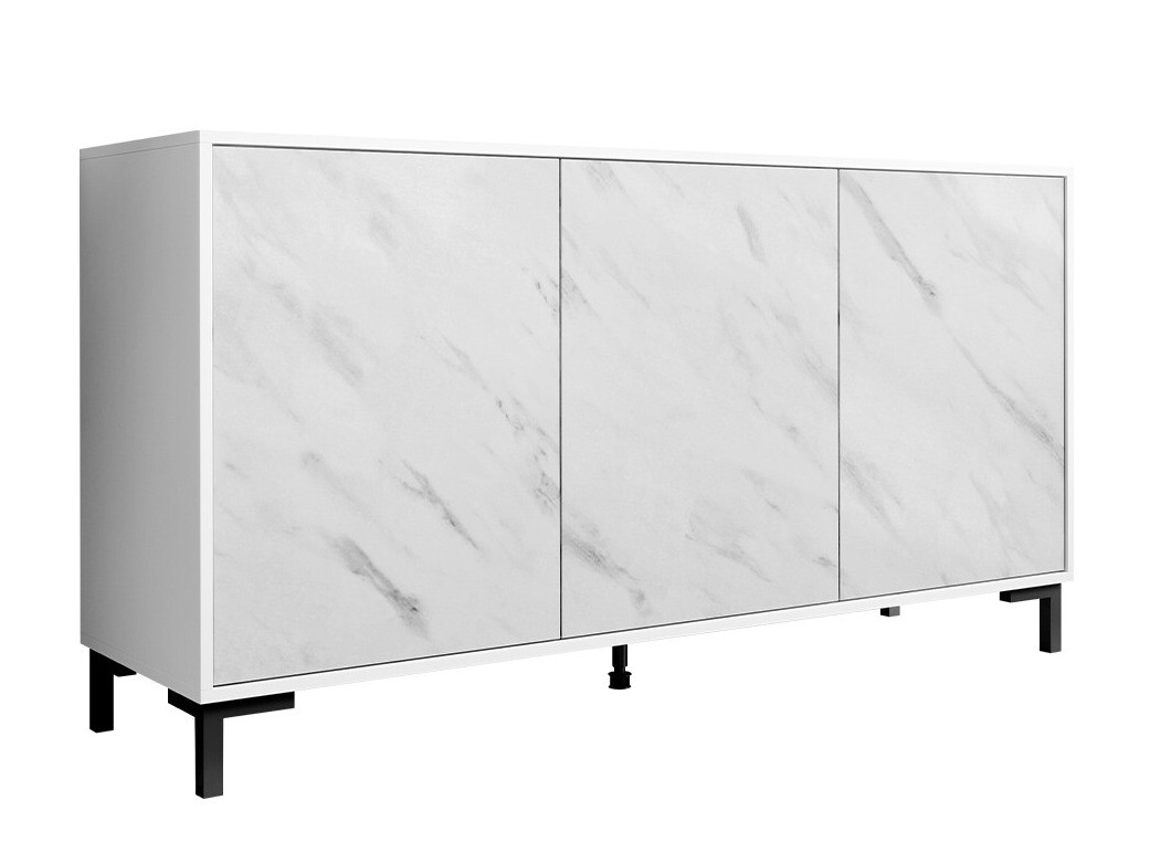 Madia Charlotte 159 (Bianco + Marmo bianco)