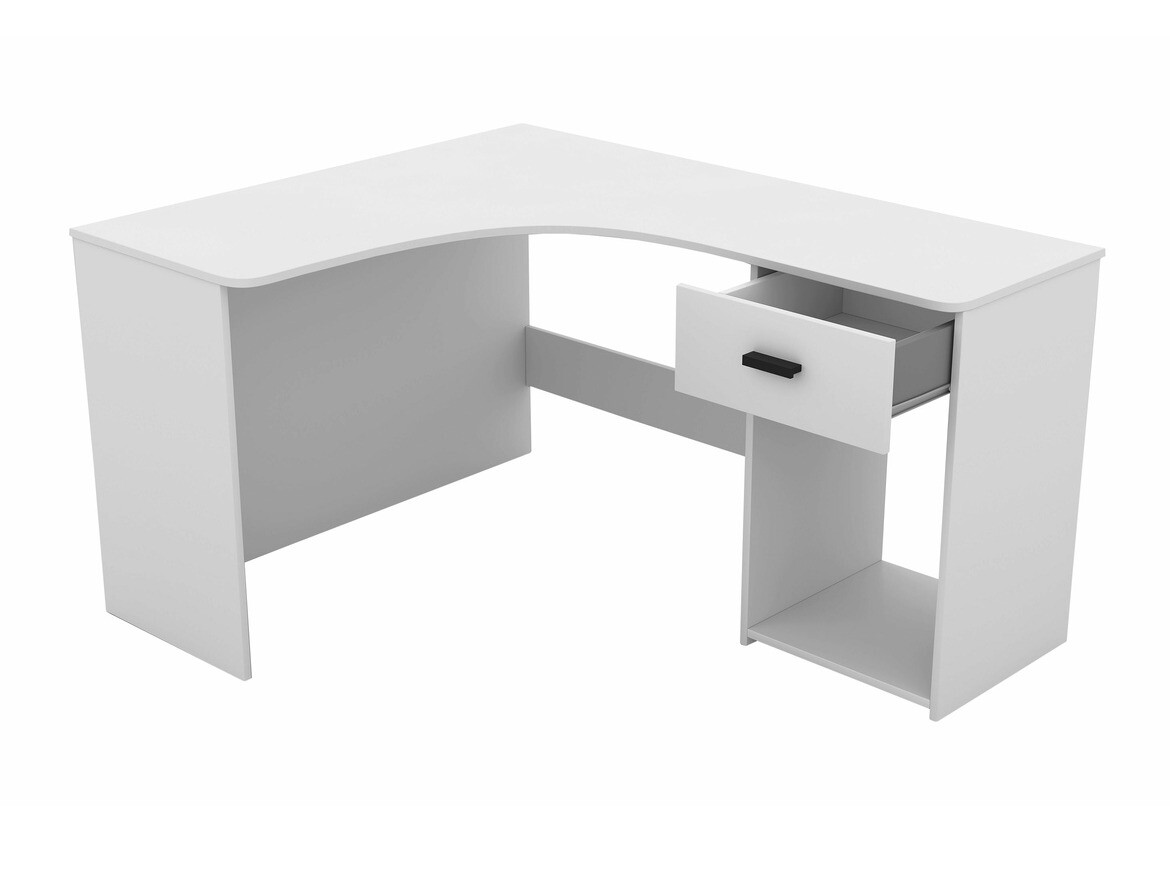 Scrivanie angolare Austin 303 (Bianco)
