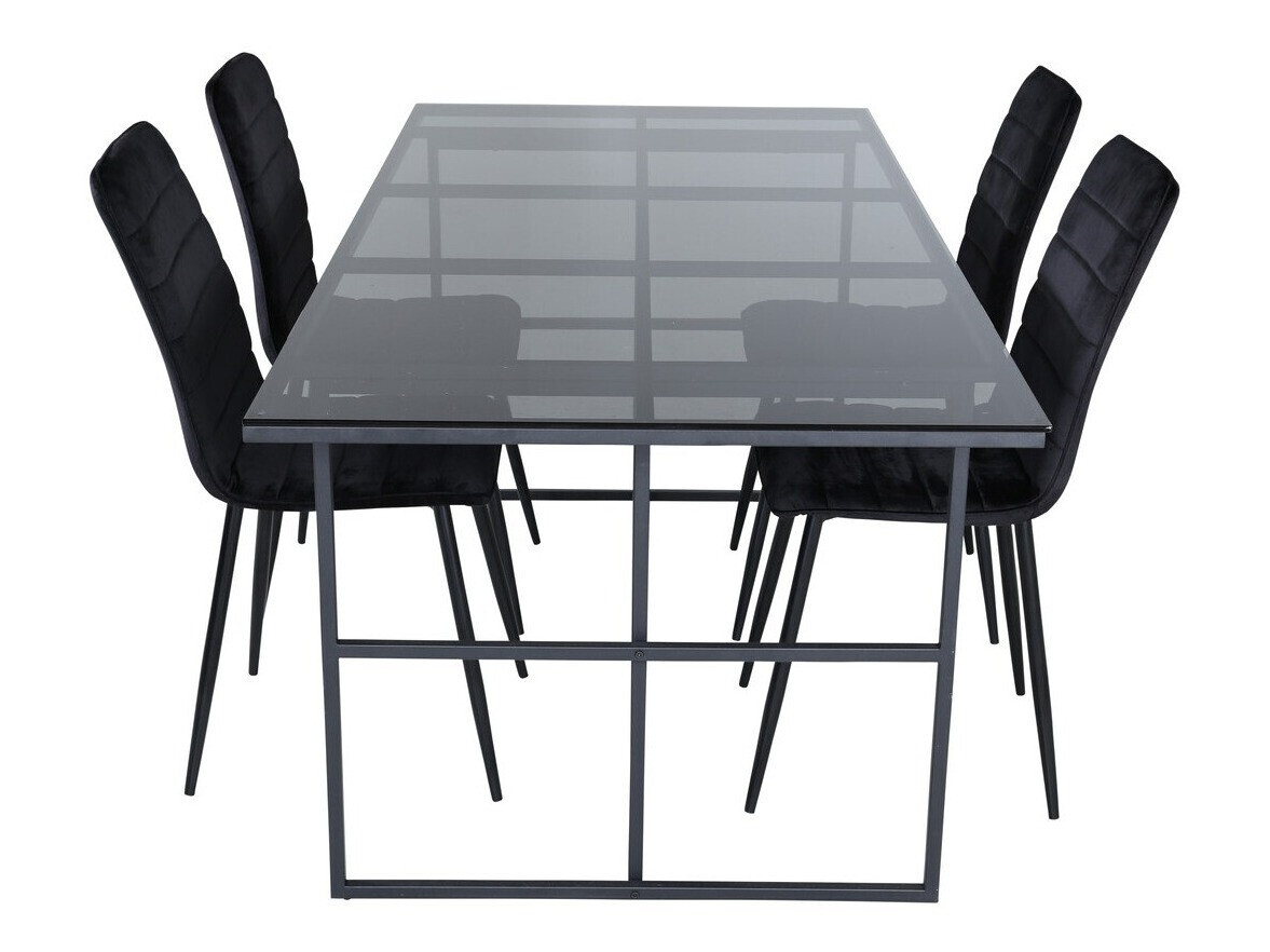 Set sala da pranzo Dallas 2642 (Nero)