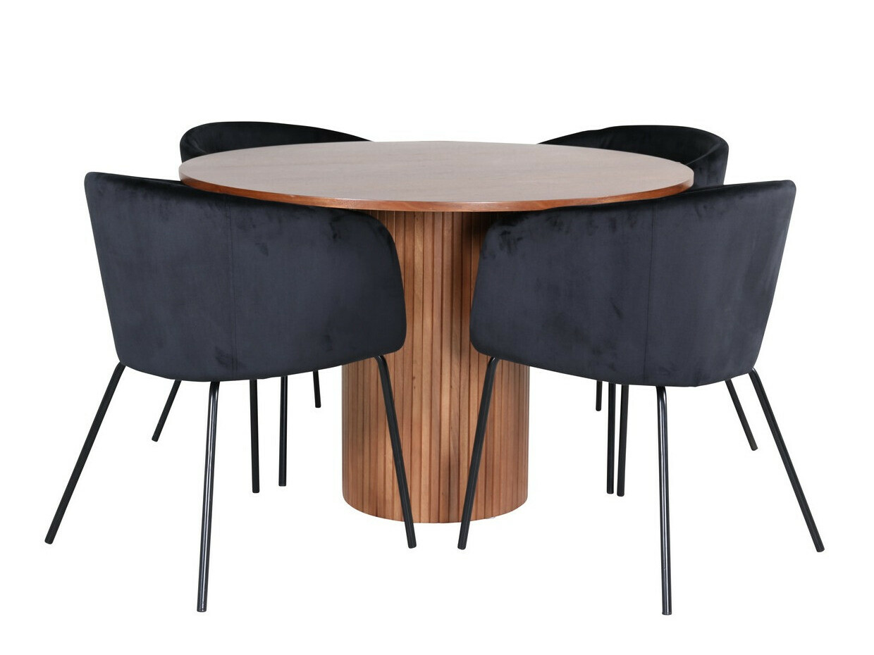 Set sala da pranzo Dallas 3054 (Nero)