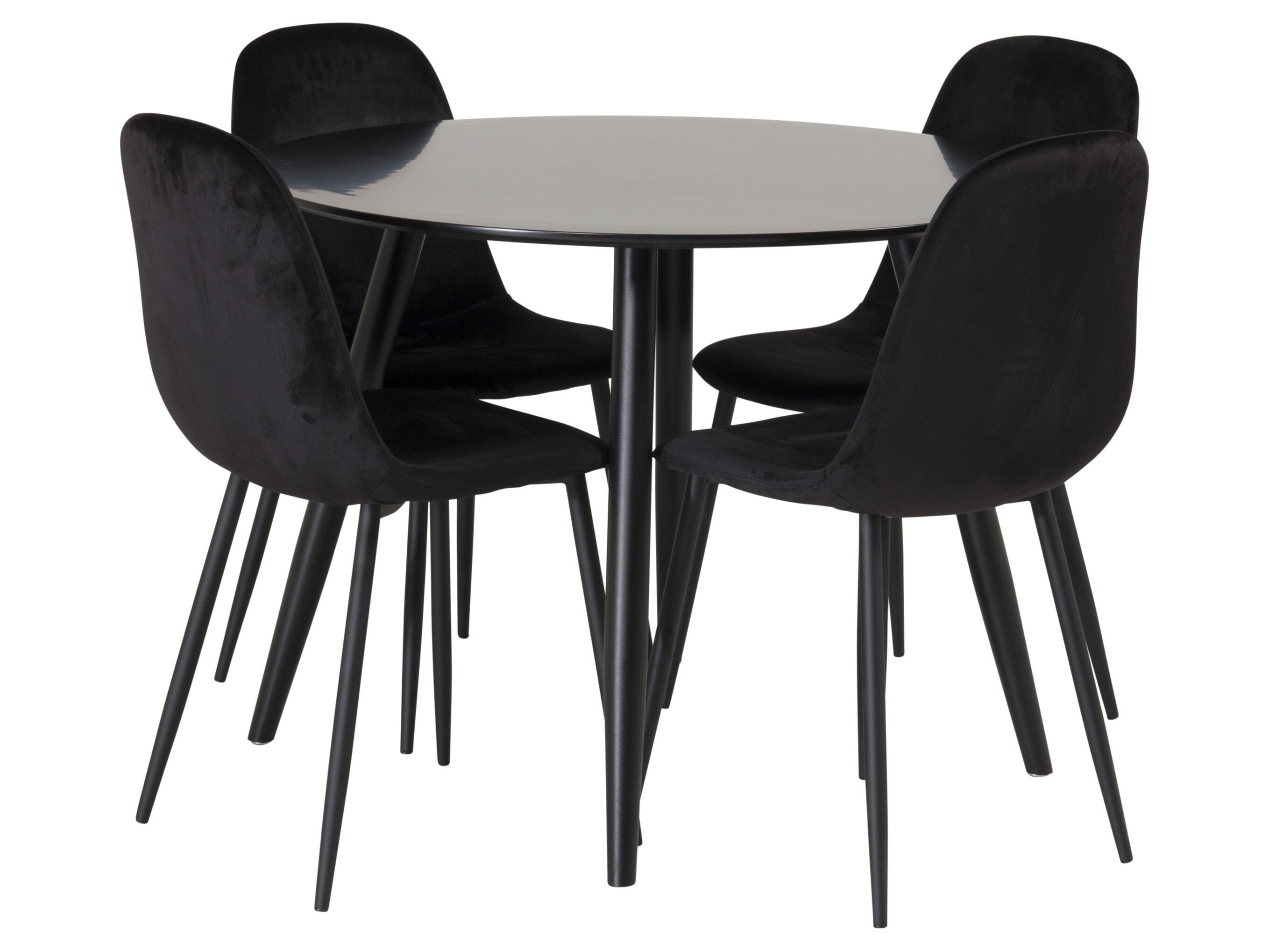 Set sala da pranzo Dallas 348 (Nero)