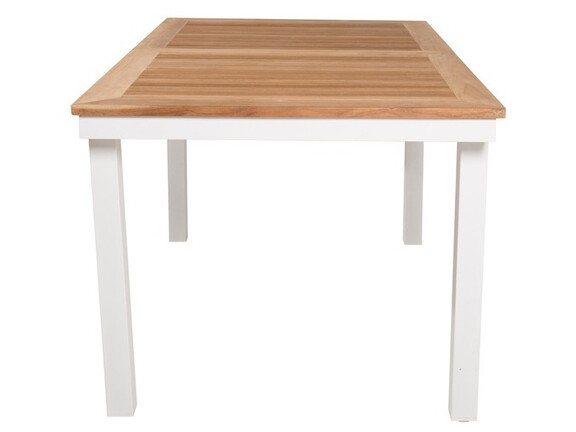 Tavolo esterno Dallas 809 (Teak + Bianco)
