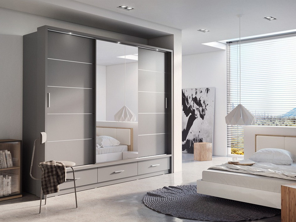 Armadio Fresno 100 (Grigio)