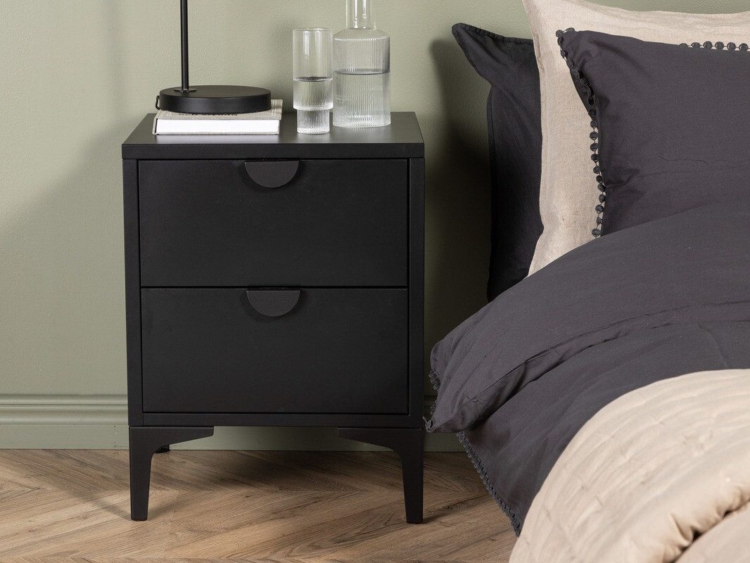 Comodino Romcamu 101 (Nero)