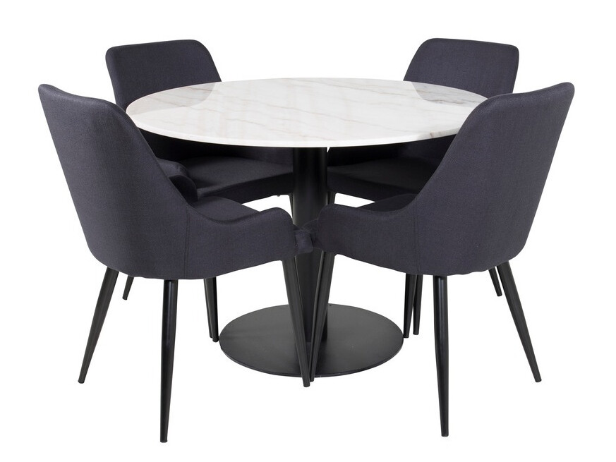 Set sala da pranzo Dallas 1300 (Nero)