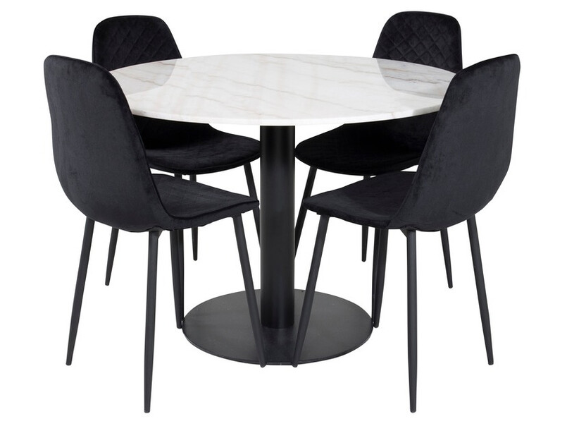 Set sala da pranzo Dallas 1302 (Nero)