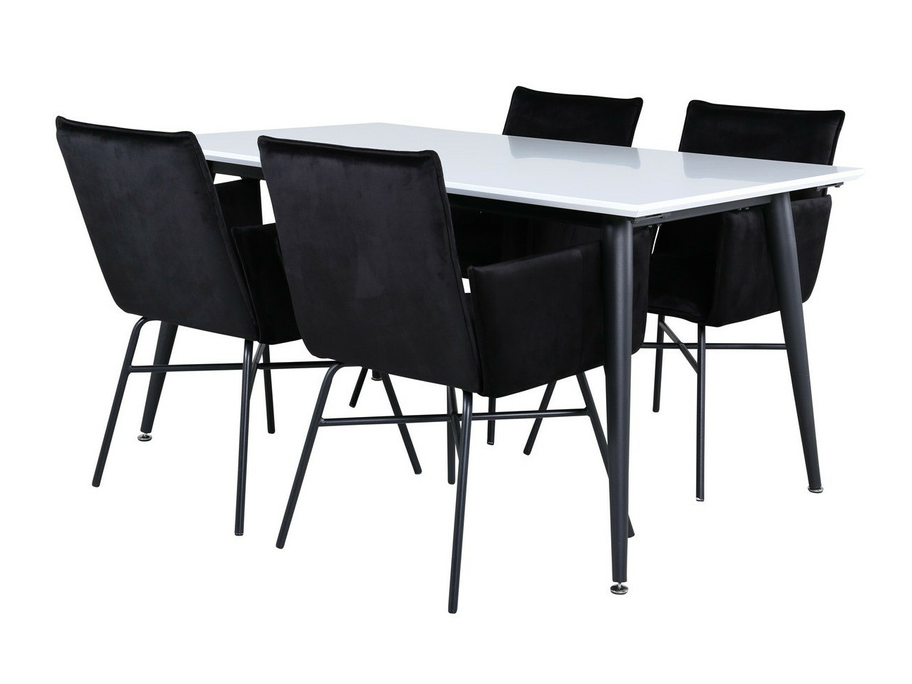 Set sala da pranzo Dallas 2734 (Nero)