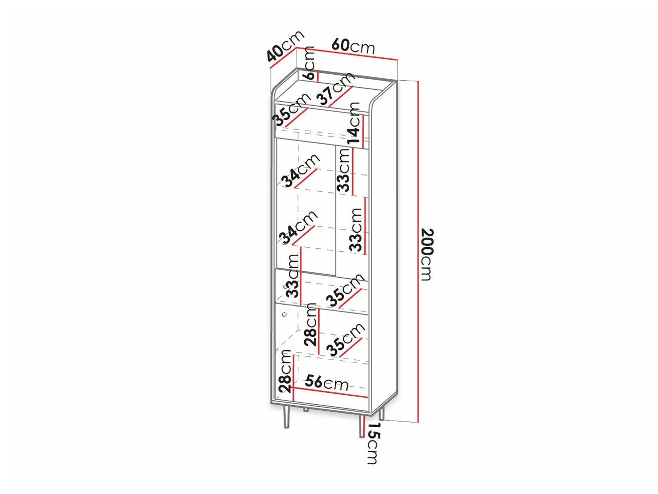Scaffale Ferenou 109
