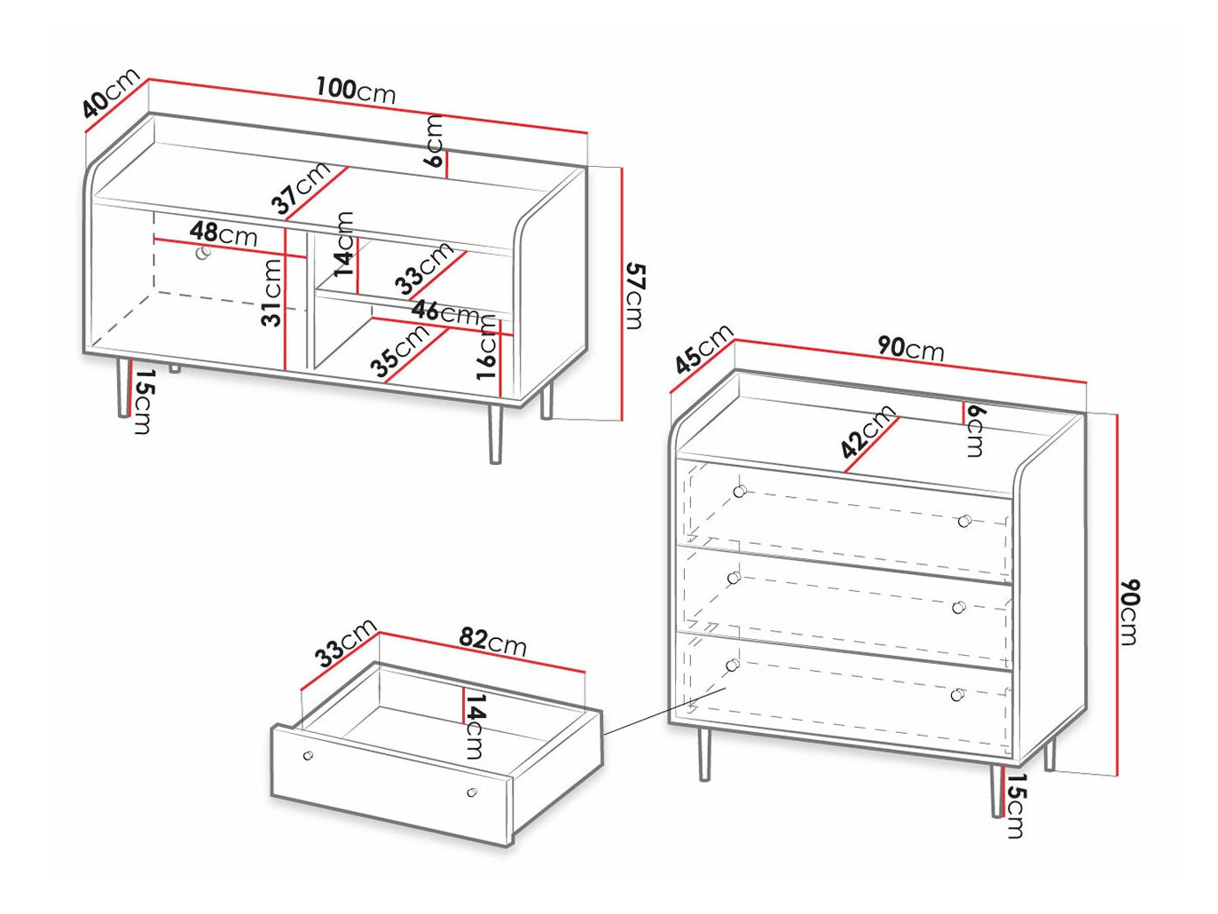 Parete attrezzata Ferenou 114