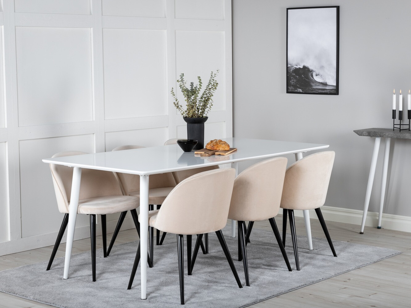 Set sala da pranzo Dallas 1624 (Beige)