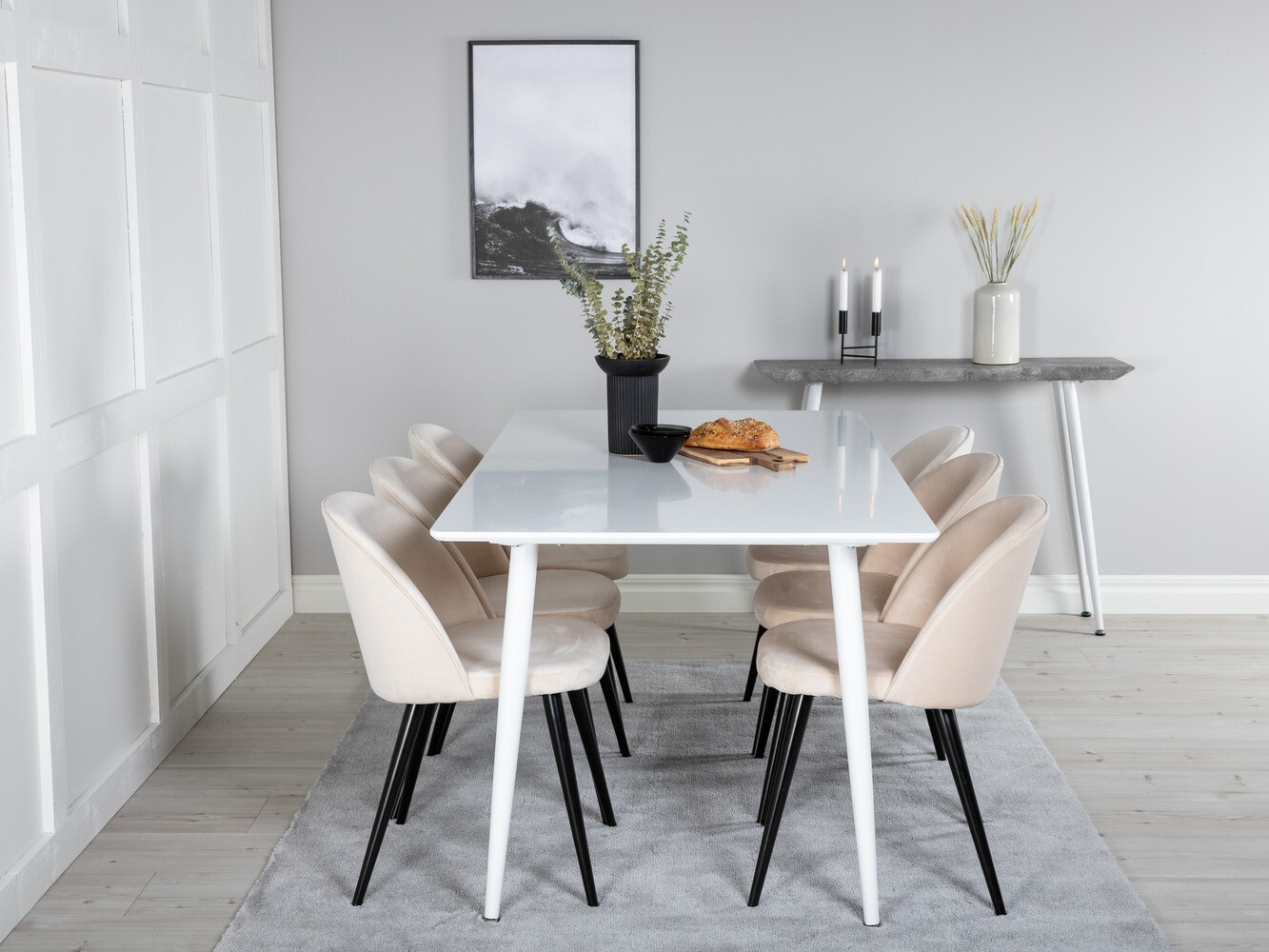 Set sala da pranzo Dallas 1624 (Beige)