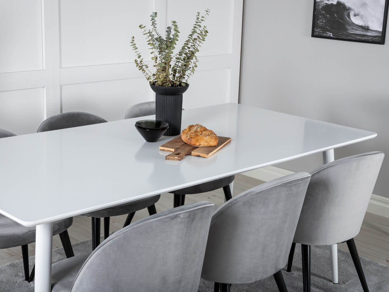Set sala da pranzo Dallas 1624 (Grigio)
