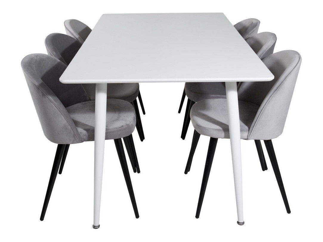 Set sala da pranzo Dallas 1624 (Grigio)