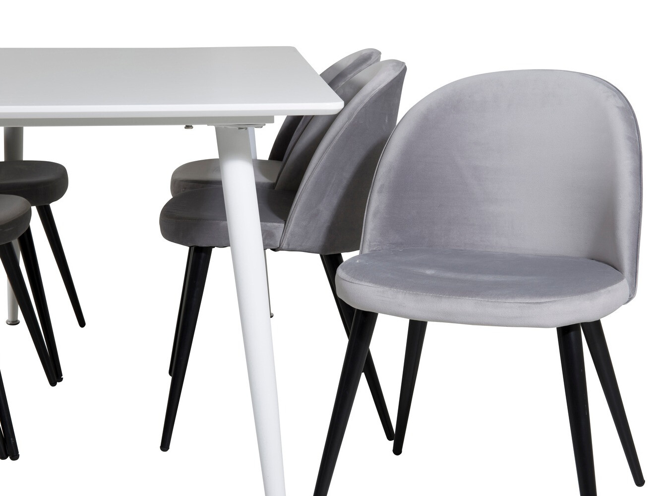 Set sala da pranzo Dallas 1624 (Grigio)