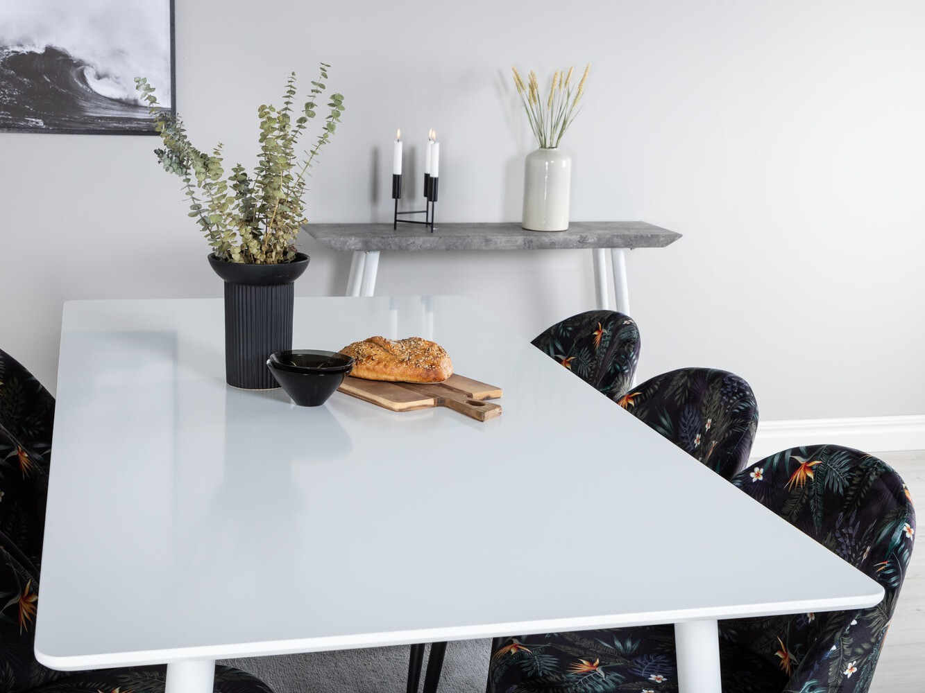 Set sala da pranzo Dallas 1624 (Motivo floreale)