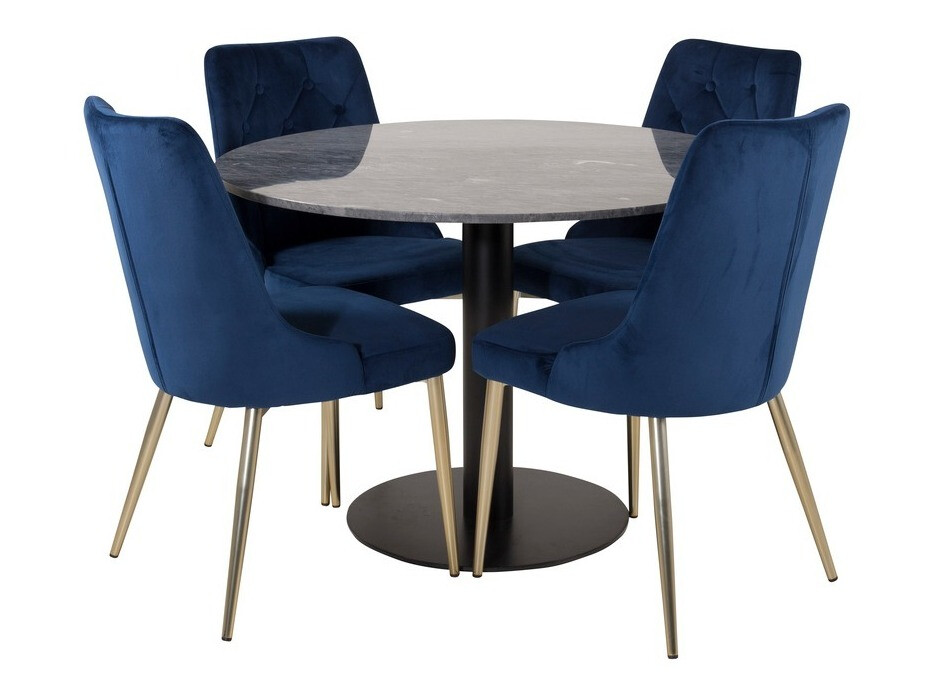Set sala da pranzo Dallas 1627 (Blu)