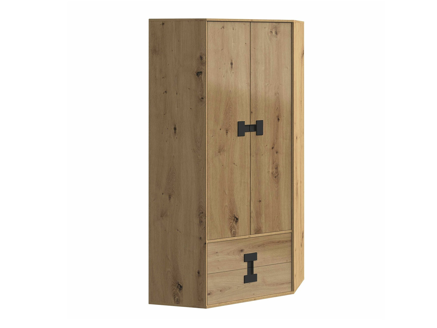 Armadio ad angolo Florevi 114 (Rovere Artisan)