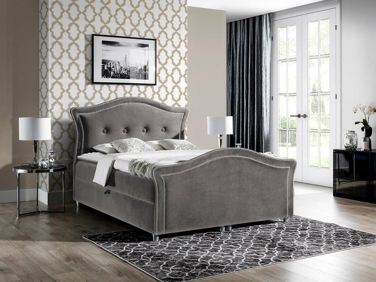 Letto continentale Oleum I (Velluto 17)