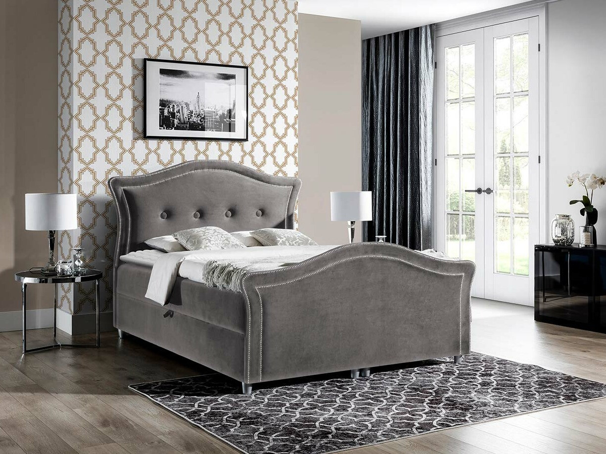 Letto continentale Oleum I (Velluto 17)
