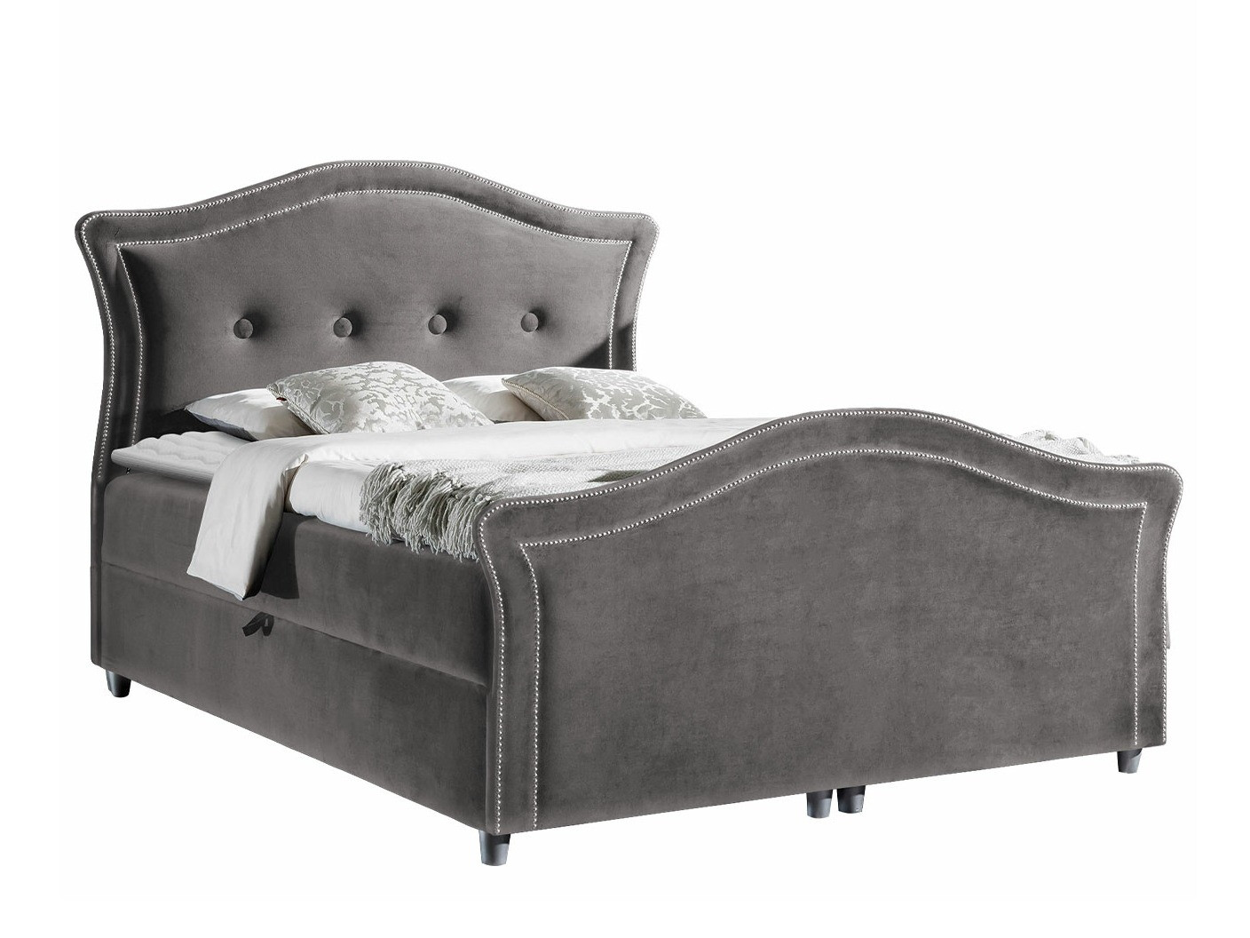 Letto continentale Oleum I (Velluto 17)