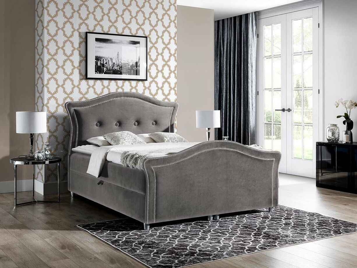 Letto continentale Oleum I (Velluto 17)