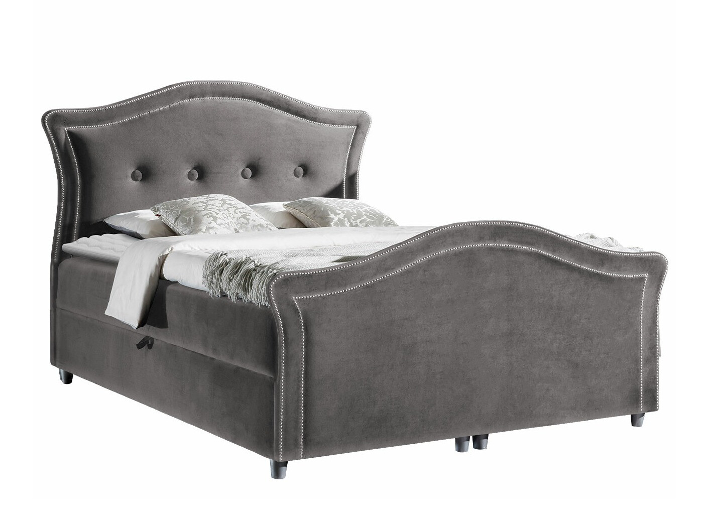 Letto continentale Oleum I (Velluto 17)