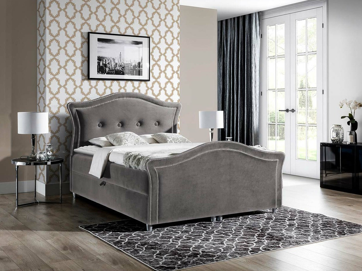 Letto continentale Oleum I (Velluto 17)