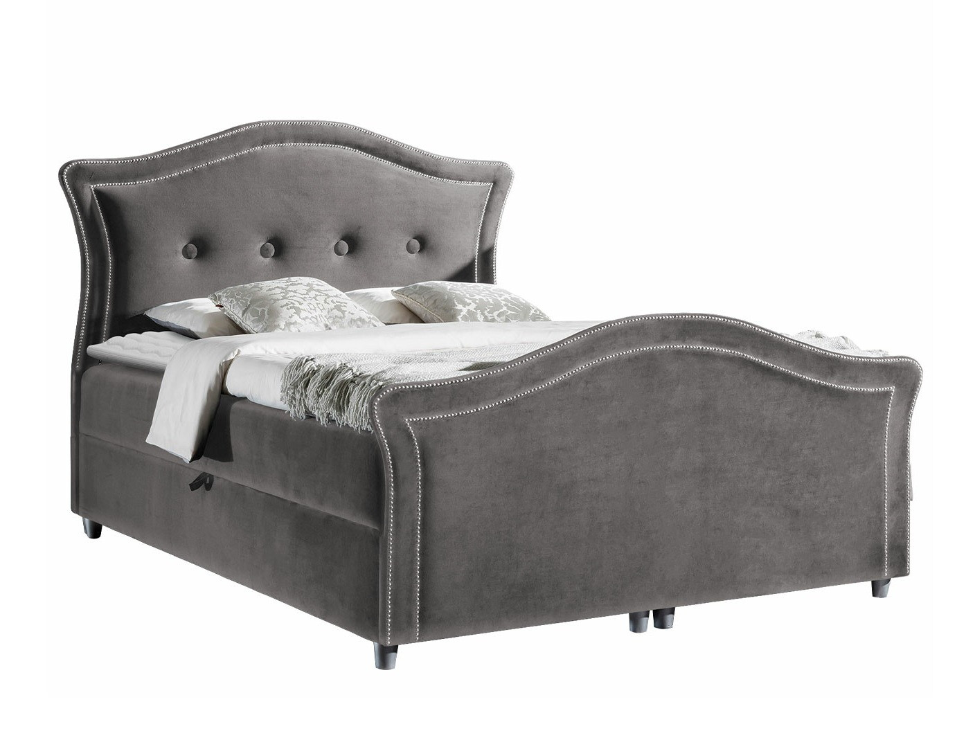 Letto continentale Oleum I (Velluto 17)