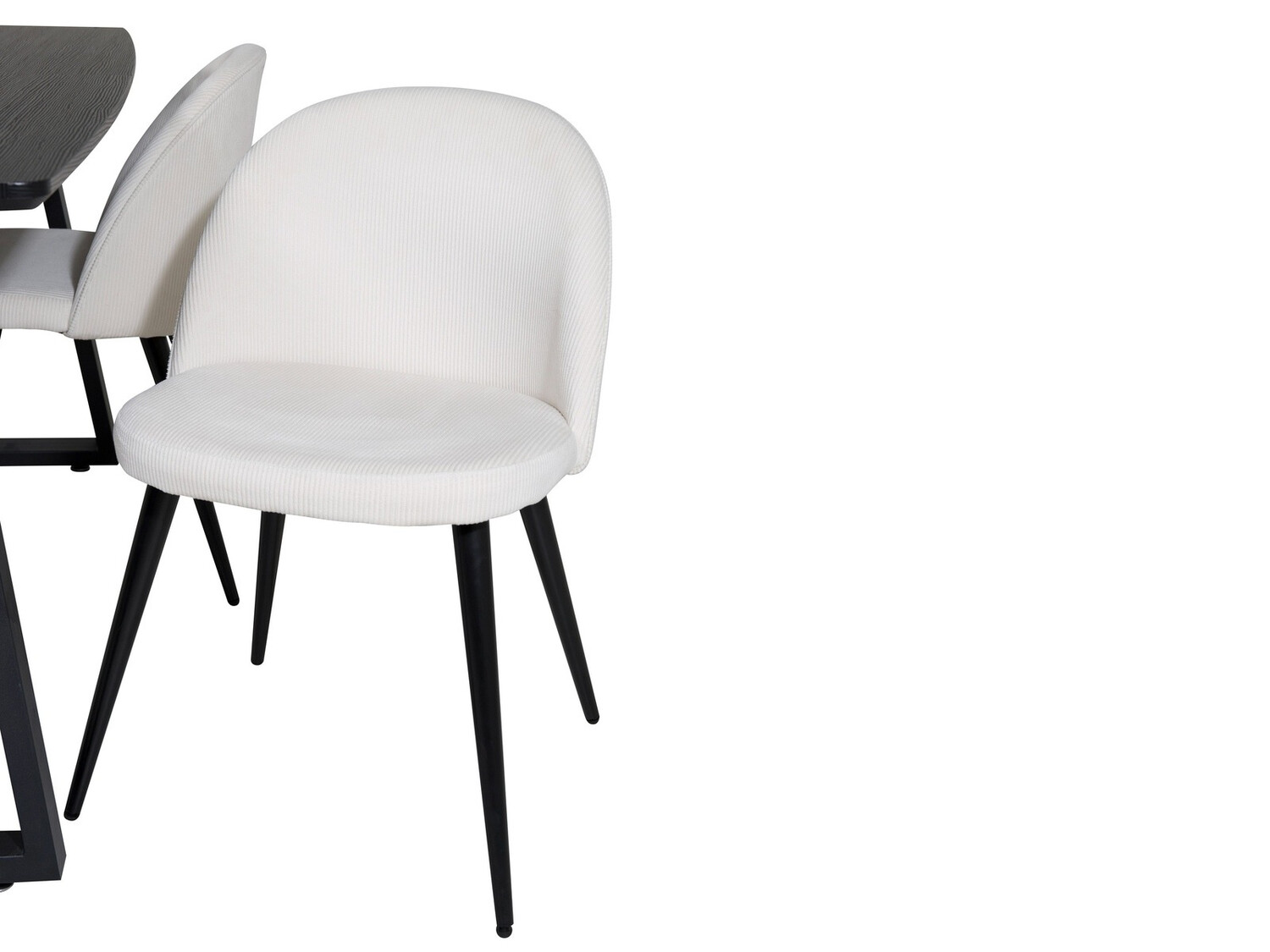 Set sala da pranzo Dallas 1687 (Beige + Nero)