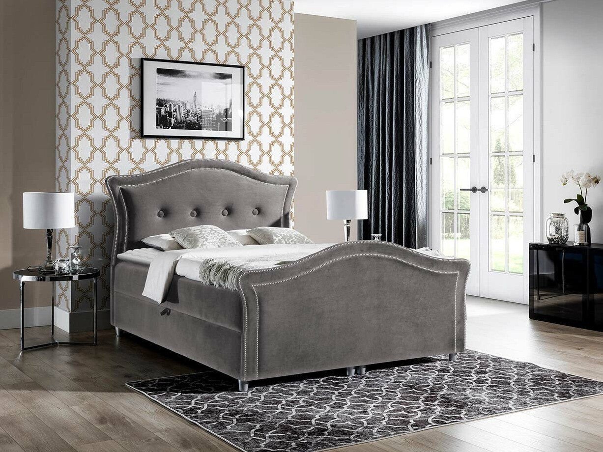 Letto continentale Oleum I (Velluto 17)