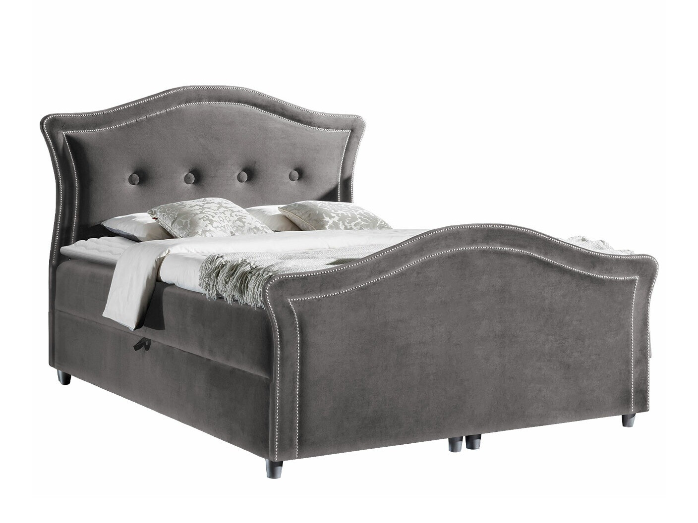 Letto continentale Oleum I (Velluto 17)