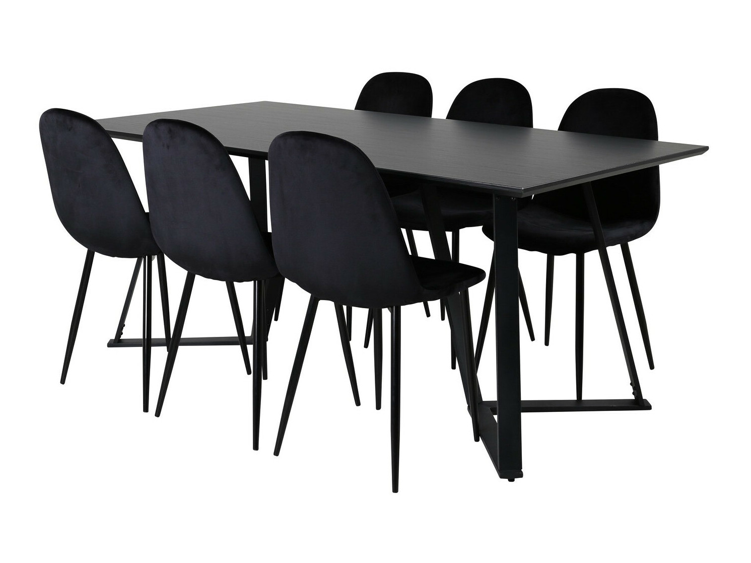 Set sala da pranzo Dallas 2476 (Nero)