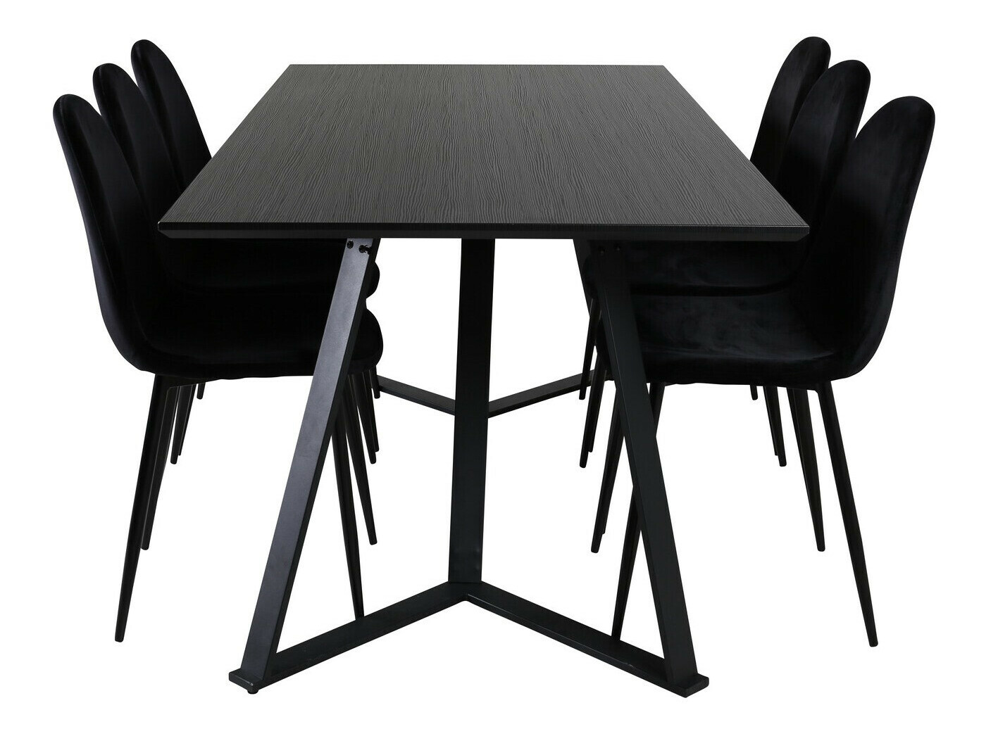 Set sala da pranzo Dallas 2476 (Nero)