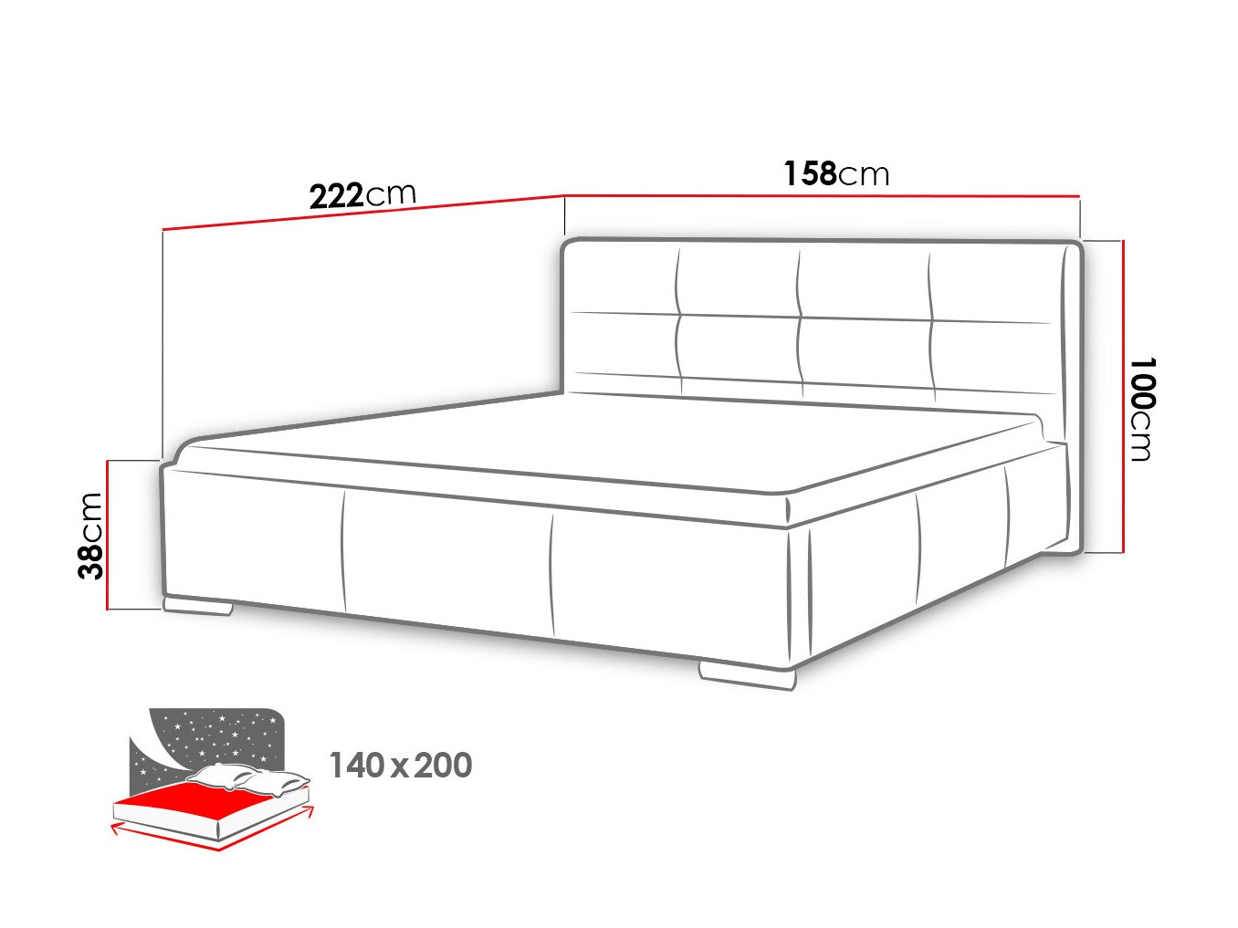 Letto Imber (Soft 010)