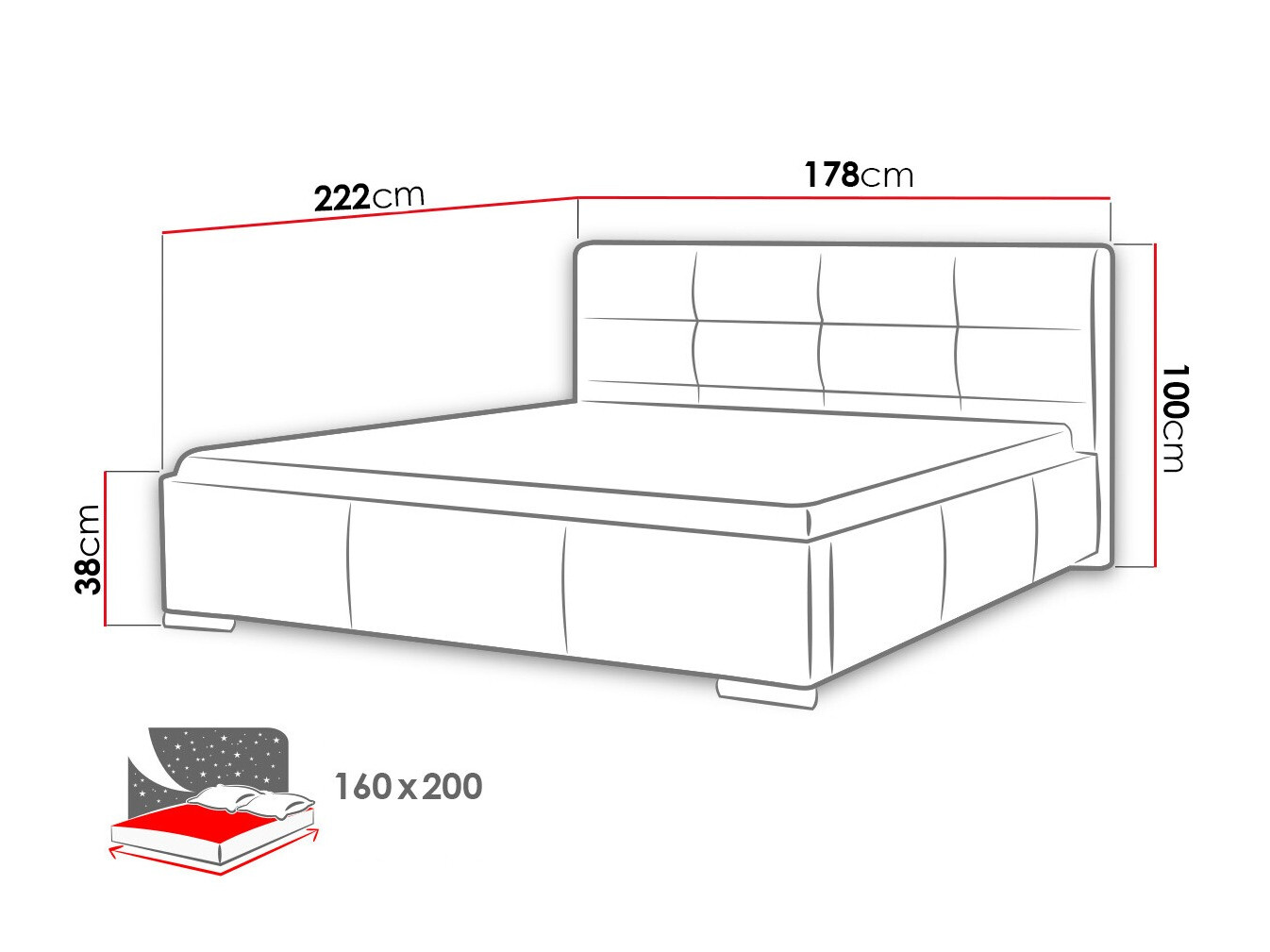 Letto Imber (Soft 010)