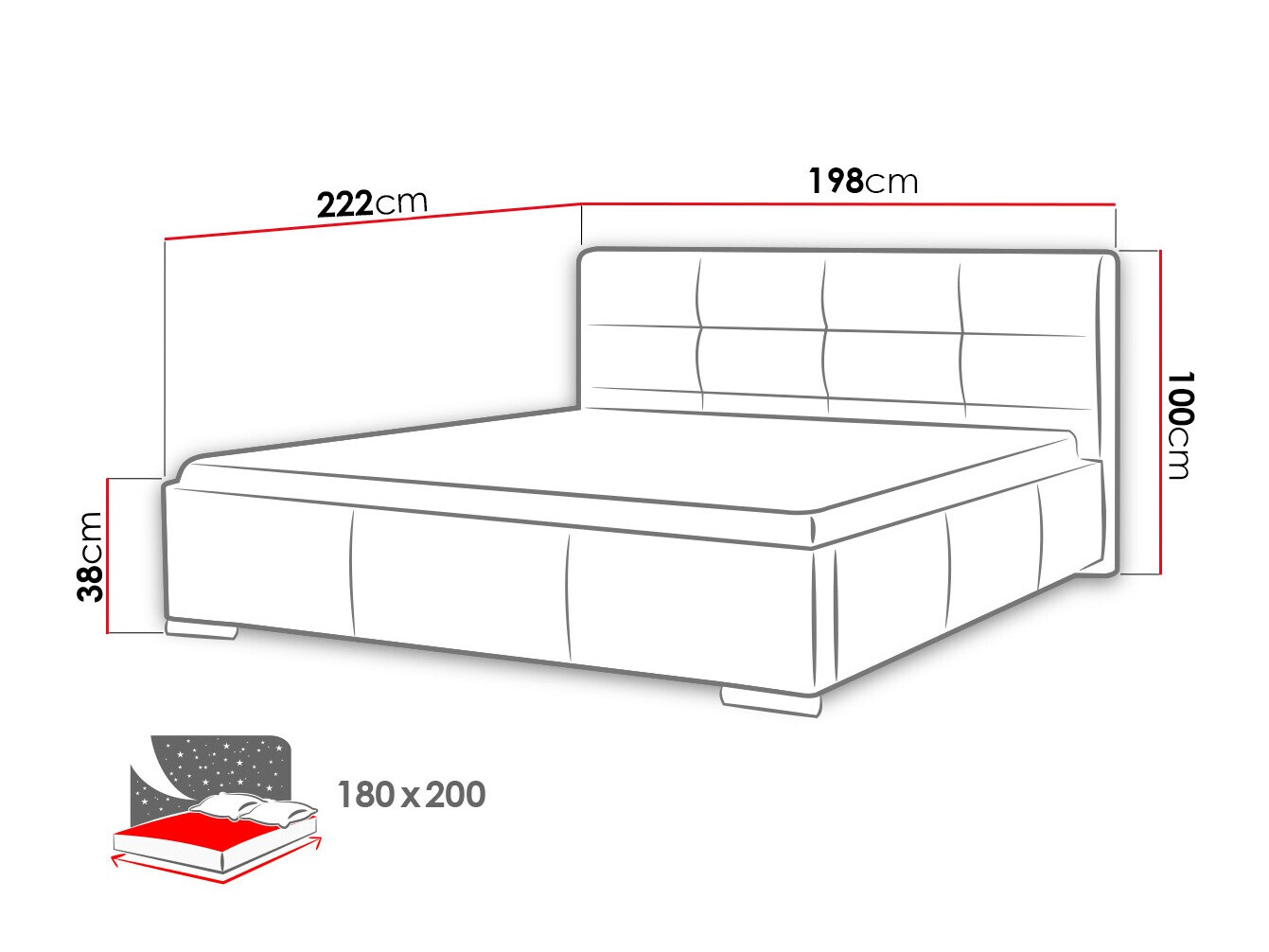 Letto Imber (Soft 010)