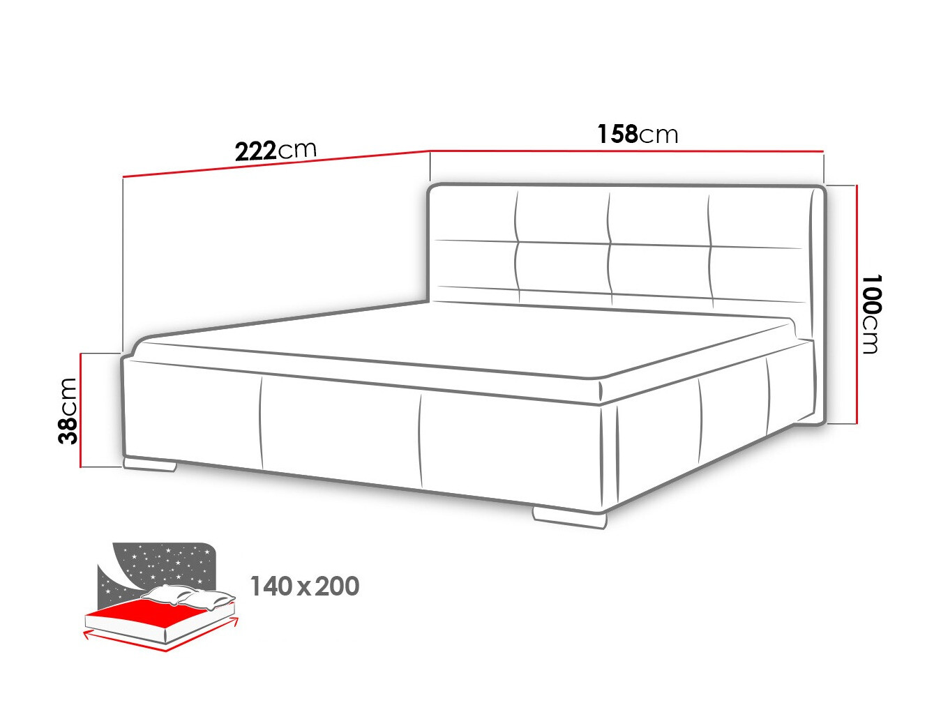 Letto Imber (Soft 033)